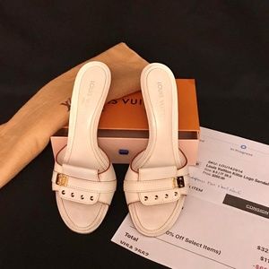 **SALE** LV Kiltie Logo Sandals (Mules)